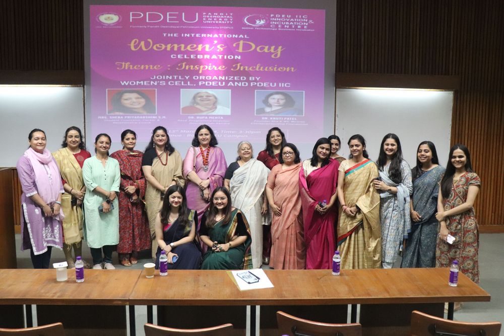 International Women's Day with Women Cell PDEU