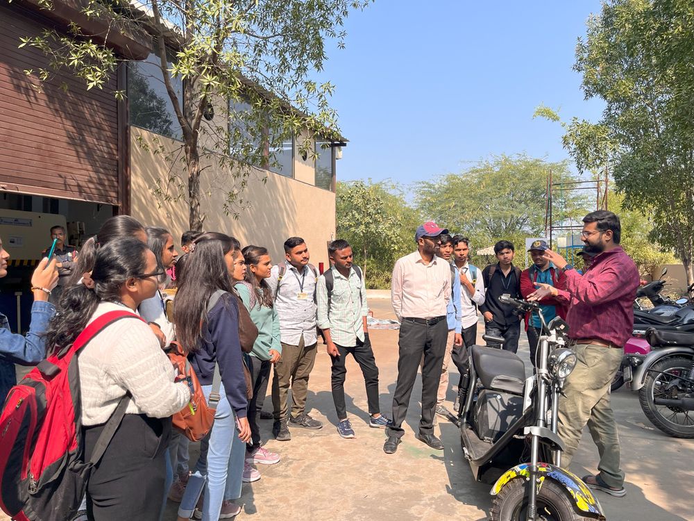 J&J College of Science Nadiad Visit 