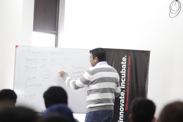 Workshop on "How to take action on startups" by Mr. Sandeep Patel