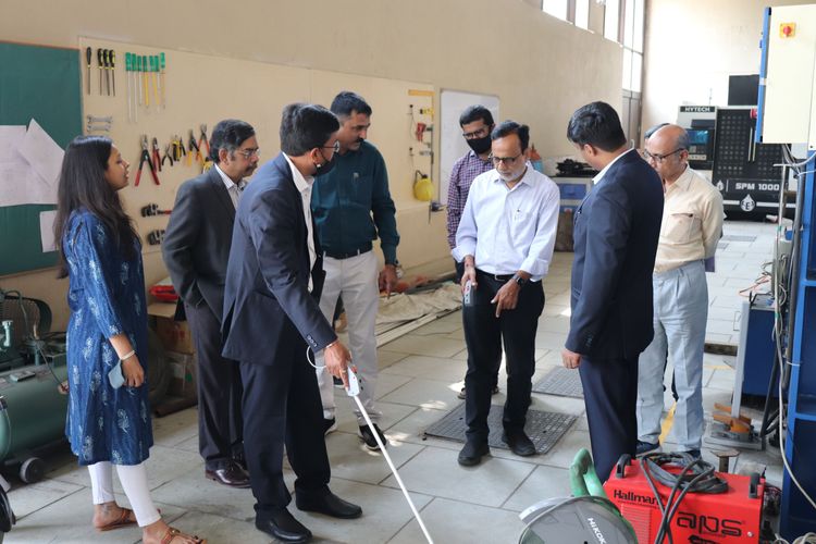 Visit of Dr. Hasmukh Adhia at PDEU IIC