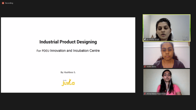 Webinar on 'Industrial Product Designing' by Ms. Khushboo Shah